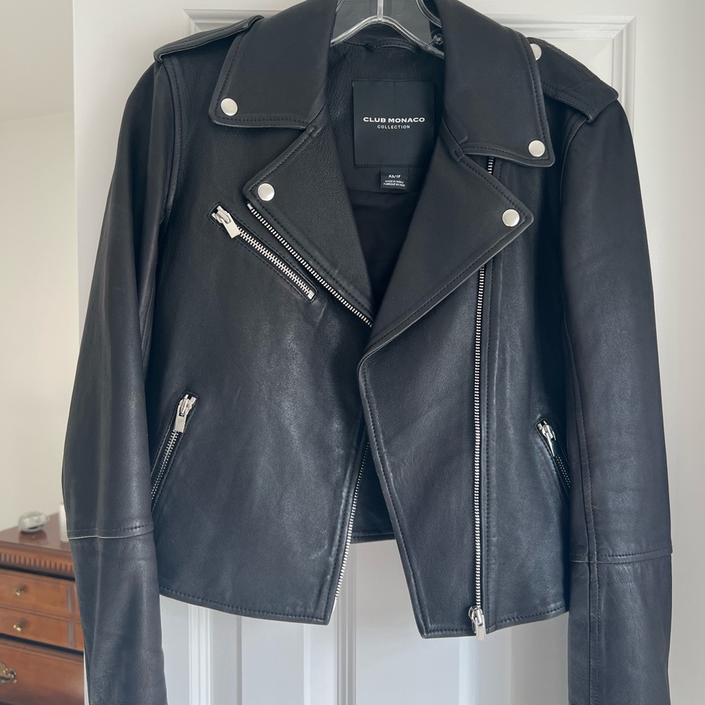 Club Monaco Leather Jacket